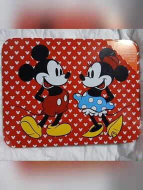2/$18 Mickey & Minnie Mouse Disney Tin Trivet Hanging Decor Collector